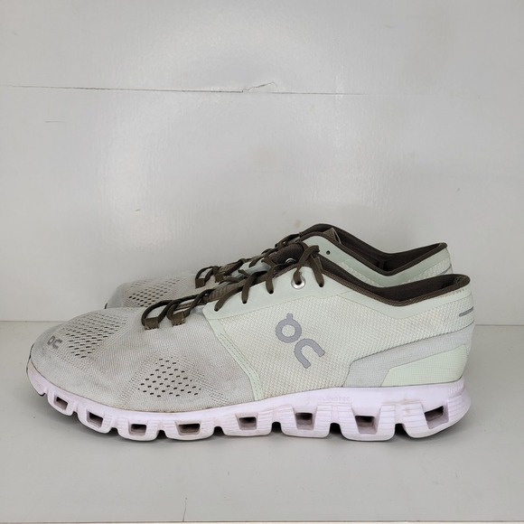 On Cloud X Aloe White Men's Shoes US Size 11.5 Running Workout Sneakers 40.99705 - Picture 2 of 8